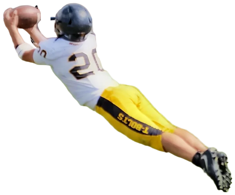 Simon Derus, Andrew #20, making a diving catch