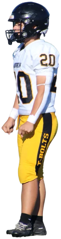 Simon Derus, Andrew #20, front view in uniform